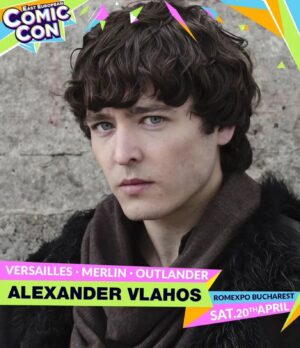 Alexander Vlahos Instagram - April 20th, 2023.
Romania. @comiccon.romania 
🇷🇴 Let’s gooooooo 🇷🇴