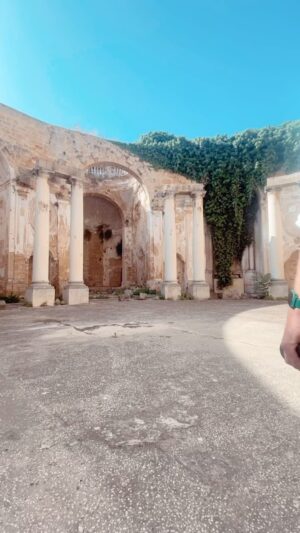 Alexander Vlahos Instagram - When you find the right moment & the light is good & the acoustics are even better… do a little ditty in some gorgeous relics in Mazara, Italy.