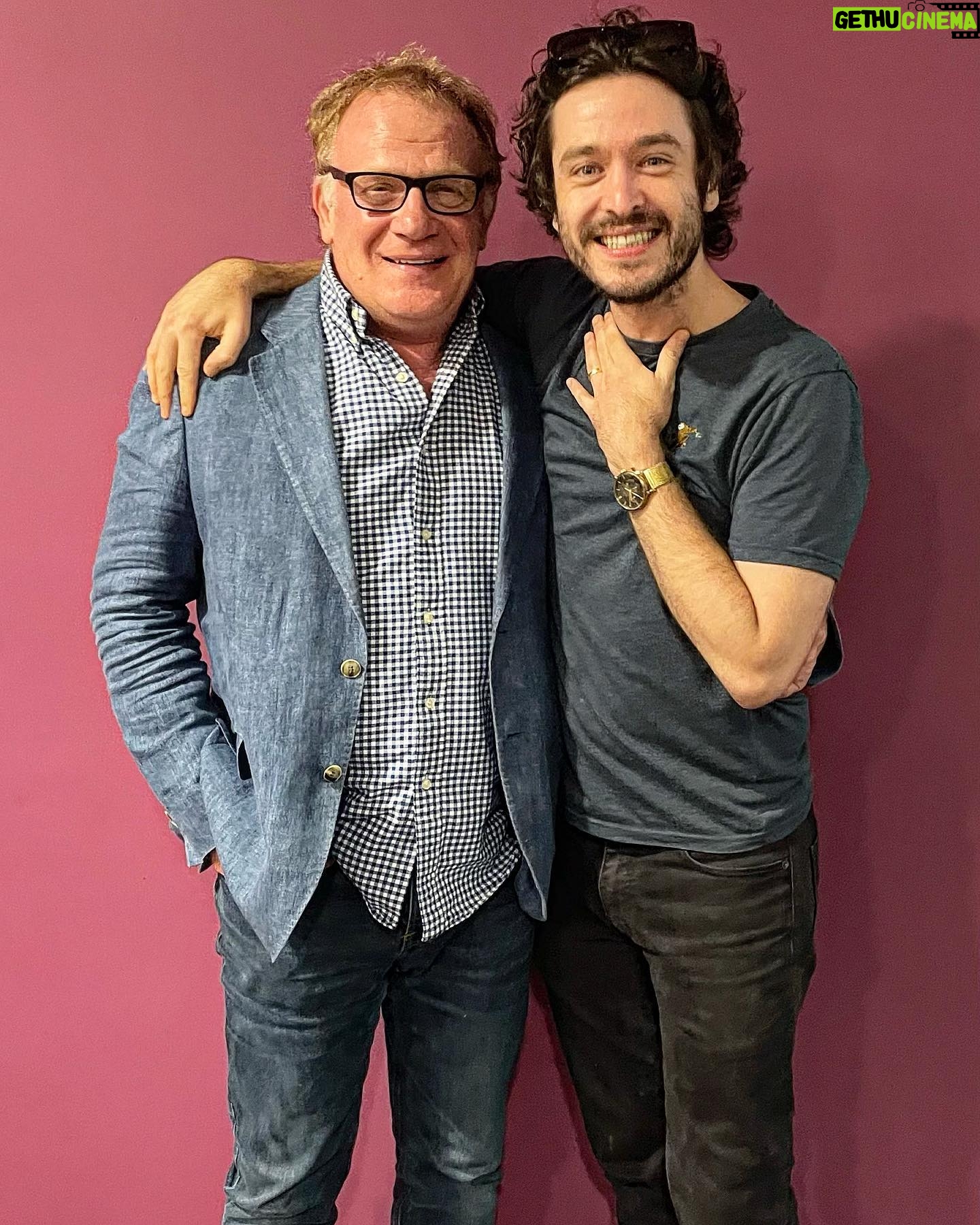 Alexander Vlahos - 4.8K Likes - A photo this filled with joy should be on the feed. With Papa C @marklewisjones64 ready for @walescomiccon tomorrow. #TheChristies @outlander_starz