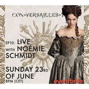 Alexander Vlahos Instagram - THIS SUNDAY!

The finale episode of @conversaillestionspodcast with @alexvlahosofficial and @noemix3000 is at 8pm CET (7pm UK time)…….and YOU can join us!

Please follow the link in my bio to buy tickets to the event, where you can ask us questions and chat about all things #Versailles with us.

Thank you so much to those of you who’ve already bought tickets - can’t wait to see you there. 👍🏼