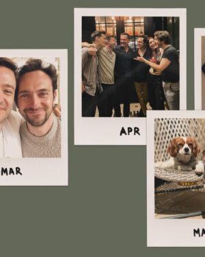 Alexander Vlahos Instagram - A retrospective look back on 2023, the year where it was a huge seismic shift for me personally.

Lead in a feature film, 👶🏻 announcement, moving countries, better health & embracing sobriety.

Thank you to all who made it magical. I love you.

2024 I’m coming for you ✌🏻