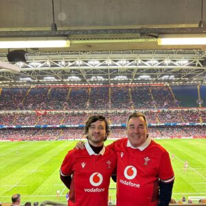 Alexander Vlahos Instagram - Papa V & soon to be Papa V 🏉