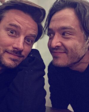 Alexander Vlahos Instagram - The Chevy to my Mon 💙🤍