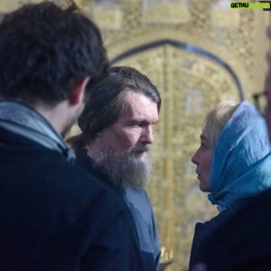 Alexandr Molochnikov Instagram - Shooting Monastery! 6ep TV show for @kinopoisk, love working with actors more than anything.  @_agentgirl_ @mark.eydel @mariya_mironova_actress @artistkaivanova