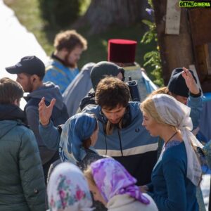 Alexandr Molochnikov Instagram - Shooting Monastery! 6ep TV show for @kinopoisk, love working with actors more than anything.  @_agentgirl_ @mark.eydel @mariya_mironova_actress @artistkaivanova