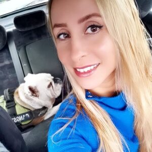 Alexandra Barrulas Instagram - Enjoying family time 🇫🇷 before hitting the road again! ❤️ #AEW #AEWDynamite #ShannaIsAllElite #MsMOTN #prowrestling #bulldog #dogstagram #Franky #Happy #Family