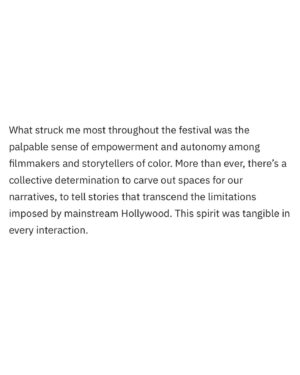Alexandra Grey Instagram - Embracing Our Stories…. My experience attending my first @americanblackfilmfestival on behalf of @glaad 🖤 I Love Us! 

Read the full article:  https://glaad.org/embracing-our-stories-reflections-from-the-american-black-film-festival/

Photo cred: @ylvaerevall
