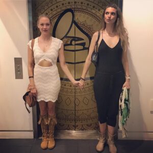 Alexandra Holden Instagram - Beam me up Aria!  Last night at the @grammymuseum got to see a lovely and intimate performance by @mondocozmo #yingyang #goingup #grammys 😉