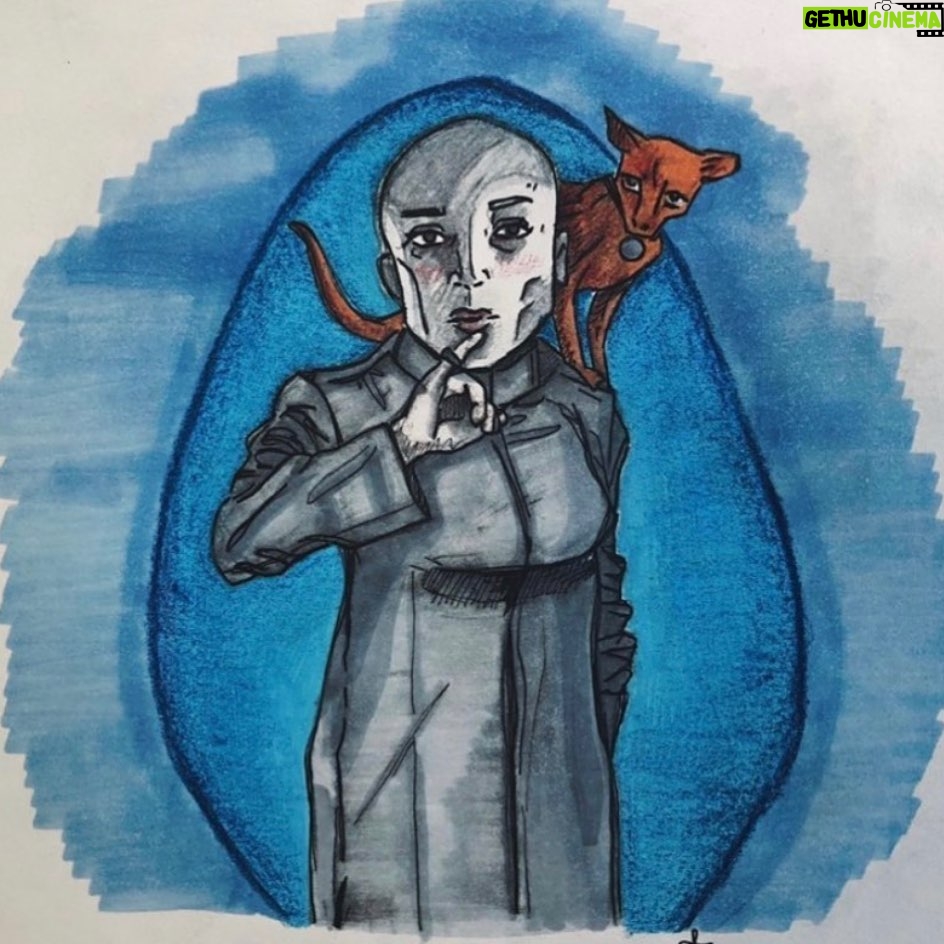Alexandra Holden - 283 Likes - Here’s me as Dr. Evil done by @drawdrops . A dream role! A dream portrait! Thanks @emhig for the brilliant idea! @tastelesspod #austenpowers #drevil #art