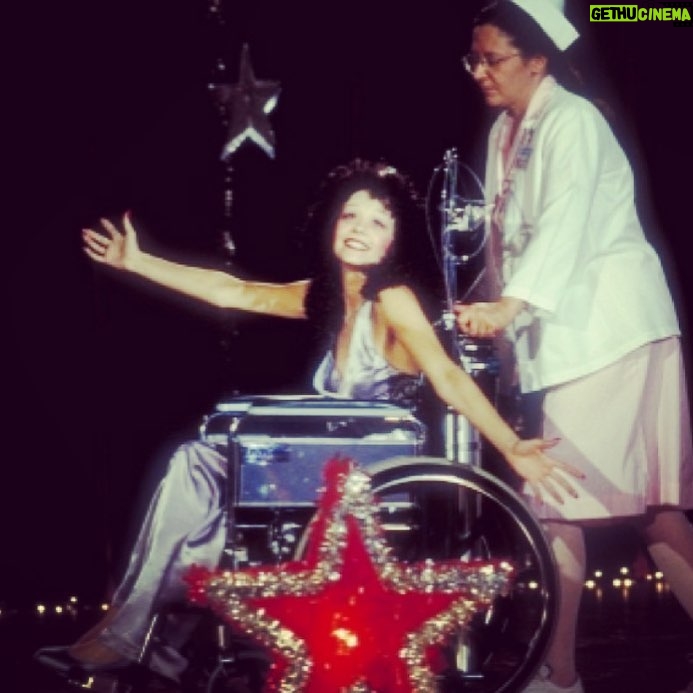 Alexandra Holden - 130 Likes - Thank you @michaelpatrickjann for my "crowning" achievement. #tbt #dropdeadgorgeous #dontcryoutloud #melissamanchester #shesskinnynotdeaf #wheelchair