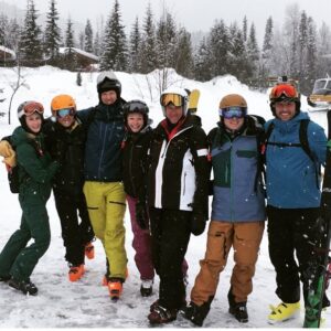 Alexandra Holden Instagram - Fall is here and after fall comes...winter!  Last years heli-ski trip at Mike Wiegele's. memories to last a lifetime! 🌨⛄️⛷🎿#tbt #heliskiing #powder #canada #skiing #familybonding #helicopter #mikewiegele #snow #snowbunny #awesome #scary #glacier #ski #bestsnowonearth