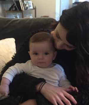 Alexandra Krosney Instagram - I remember the day she was born and yesterday she turned six. Miraculously I haven’t aged at all.