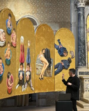 Alexandra Munroe Instagram - In Venice, celebrating the launch of Nico Muhly’s To the Body with Guggenheim President Wendy Fischer and Asian Art Circle Co-Chair Gay-Young Cho along with our CEO and Director Mariet Westermann and Chief Curator Naomi Beckwith, and many Guggenheim friends and supporters. The collaboration with Yu Hong has been a dream and Nico’s music extends the experiential dimension of the show to achieve an ethereal yet acute sublime. Congratulations to the artists and thank you to all who made this project possible!

@guggenheim @guggenheim_venice @lisson_gallery #venicebiennale2024 #yuhong @nicomuhly #nicomuhly
