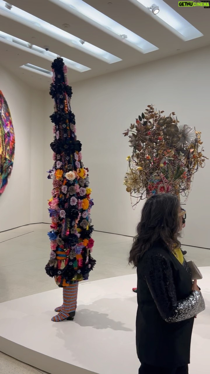 Alexandra Munroe - 451 Likes - Congratulations to our Chief Curator Naomi Beckwith on her stupendous Nick Cave show at the Guggenheim. They lead us on an otherworldly journey, mystical yet gritty, enchanting yet dark, celebratory yet somehow terrifying too. Here, a Tower gallery installed with a crowd of sound suits, a procession heralding a new (dis)order. #mustsee
@guggenheim @nickcaveart #guggenheim #forothermore #vision