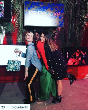 Alexandra Neldel Instagram - 😻#girlsnight #hmxkenzo @molarberlin @nikeatathompson