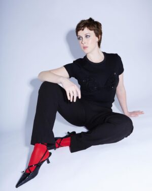 Alexandra Roach Instagram - @alexandraroach1 for Sunday Girl Issue 13 

Welsh Actor, Alex Roach, has some serious titles under her belt (The Iron Lady, No Offence, Y Golau to name a few); at SG we’re serious Utopia fans, where Alex plays the determined Becky.
In anticipation of Alex’s latest project Night Sleeper out on BBC One this year, we were lucky enough to work on this incredible shoot and chatted all things industry, honesty and Sundays. Head to the link in bio to pick up a copy of the magazine, hitting stockists soon!

Team:
Photography - @annagallifent 
Styling - @mollellison 
MUA - @minnie_mua 
Hair - @chadmaxwellhair 

Wardrobe
Look 1 -
Earrings: @aloeearrings 
Shirt: @dreamSisterJane
Jumper: @TheFrankieShop
Trousers: @samsoesamsoe
Socks: @falke

Look 2: 
Top: @area from @KoiBird
Trousers: @weinsanto from @koibird 
Socks: @Falke
Shoes: Asos

Look 3:
Jacket, Shirt, Skirt: @thefrankieshop 
Tights: @falke