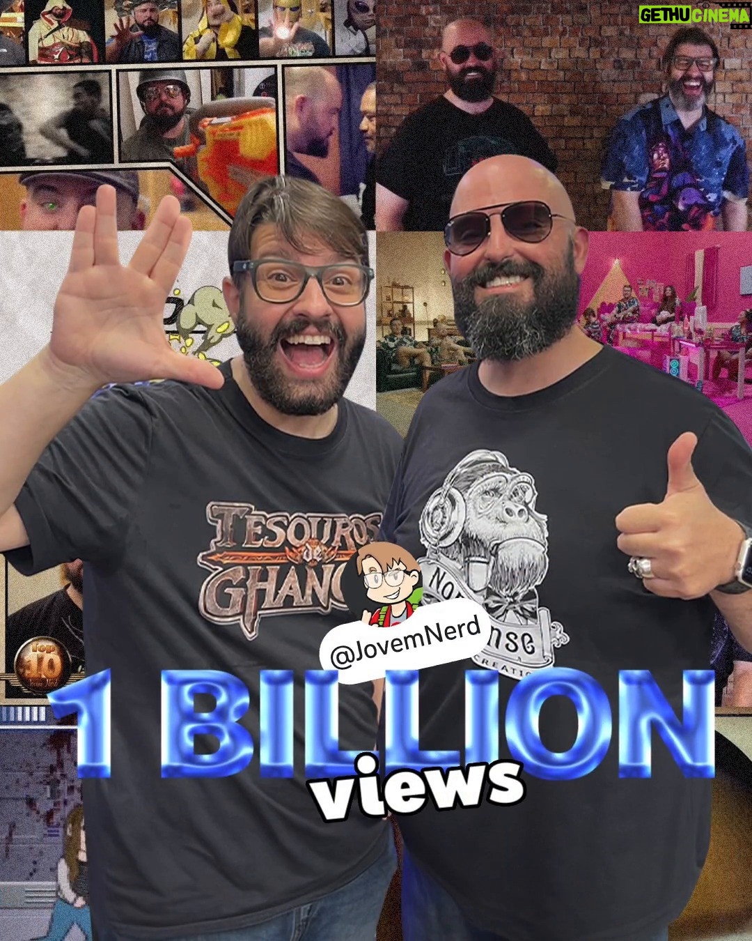 Alexandre Ottoni - 2.8K Likes - SIM, 1 BILHÃO DE VIEWS ✨ parabéns @jovemnerd pela conquista, bora comemorar 🎉🎉🎉
YEAH, 1 BILLION VIEWS! ✨ Congratulations @jovemnerd on your milestone, let's celebrate 🎉 🎉🎉