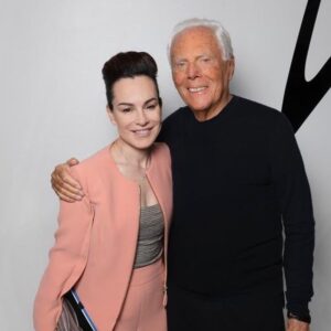 Alexia Instagram - È sempre un piacere assistere al genio di @giorgioarmani ❤️🙏