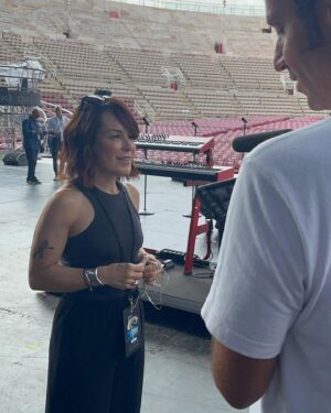 Alexia Instagram - Backstage in Arena 🏟️