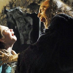 Alexia Fast Instagram - Scary stuff on the set of Tin Man. In this scene the witch possesses me.