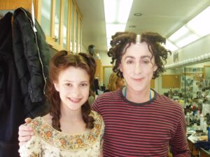Alexia Fast Instagram - Some behind the scenes shots of Tin Man staring @zooeydeschanel @alancummingreally @kathleenrobert7 The makeup and wardrobe on this project was amazing.