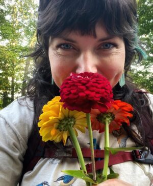 Alexis Krauss Instagram - today is my birthday aka bird day 🪶

and now some musings on this past year. 

i’ve realized that never before have 365 days of life challenged my body in the ways this year did. and what i’ve realized is that my body (and all bodies) are amazing and resilient and imperfect and beautiful and i’m just in awe of them.

✨i started my 37th year at my peak physical strength. fresh off tour and stronger than ever i accomplished my most significant goals as a rock climber and a climbing guide. i was pushing hard and it was feeling really good.
✨then in january i began my pregnancy journey. my body started to change, my pace slowed slightly but i still felt very much like myself. 
✨during the 2nd week of my second trimester i fractured my shoulder and was thrown completely off track. everything haulted and i was broken. but after injury comes recovery, quite possibly the most challenging but beautiful process i’ve ever experienced. after a few months of busting my ass with PT my mobility returned but my belly had grown and suddenly there was no forgetting that my body was very much hosting a tiny human.
✨despite the challenges of my third trimester i was able to rediscover my body and revel in the joy of once again feeling my strength and my power. i climbed, i hiked, i swam, i guided, I taught. i recorded vocals for an entire album. i was me again.
✨here i am 39 weeks pregnant and 50lbs heavier than i was 9 months ago. my body feels WILD but i’m thriving in my weird pregnant way and actually finally feeling fully ready to labor and give birth. if my body can make a human, it can birth one.
✨today was the sweetest way to step into my 38th year. thank you to my partner for supporting me in still climbing this far along. it still feels right for my body and at this point i’m just trying to trust my instincts and really listen to what my body needs to get through this final stretch of pregnancy. 
✨thank you to the stranger who left flowers in the parking lot. thank you to my beautiful mama for birthing me. thank you to my friends and family for nourishing me. thank you to the birds for singing. thank you to the moon for shining.