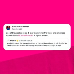 Alexis McGill Johnson Instagram - We love you, @cecilerichards. 🩷