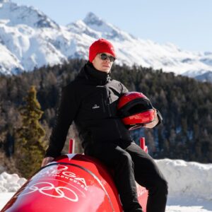 Alfie Allen Instagram - Just relaxing on my bobsled/sleigh. Thank you @omega for a once in a lifetime experience of doing an actual bob run with an Olympic champion!
