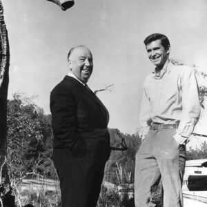 Alfred Hitchcock Instagram - Alfred Hitchcock and Anthony Perkins share a laugh on the set of Psycho.
.
.
.
#alfredhitchcock #alfredhitchcockpresents #hitchcock #director #bestdirector #suspense #masterofsuspense #cinema #classiccinema #thriller #film #filmgeek #movies #moviebuff #bestmovies #classicmovies #alfredhitchcockmovies