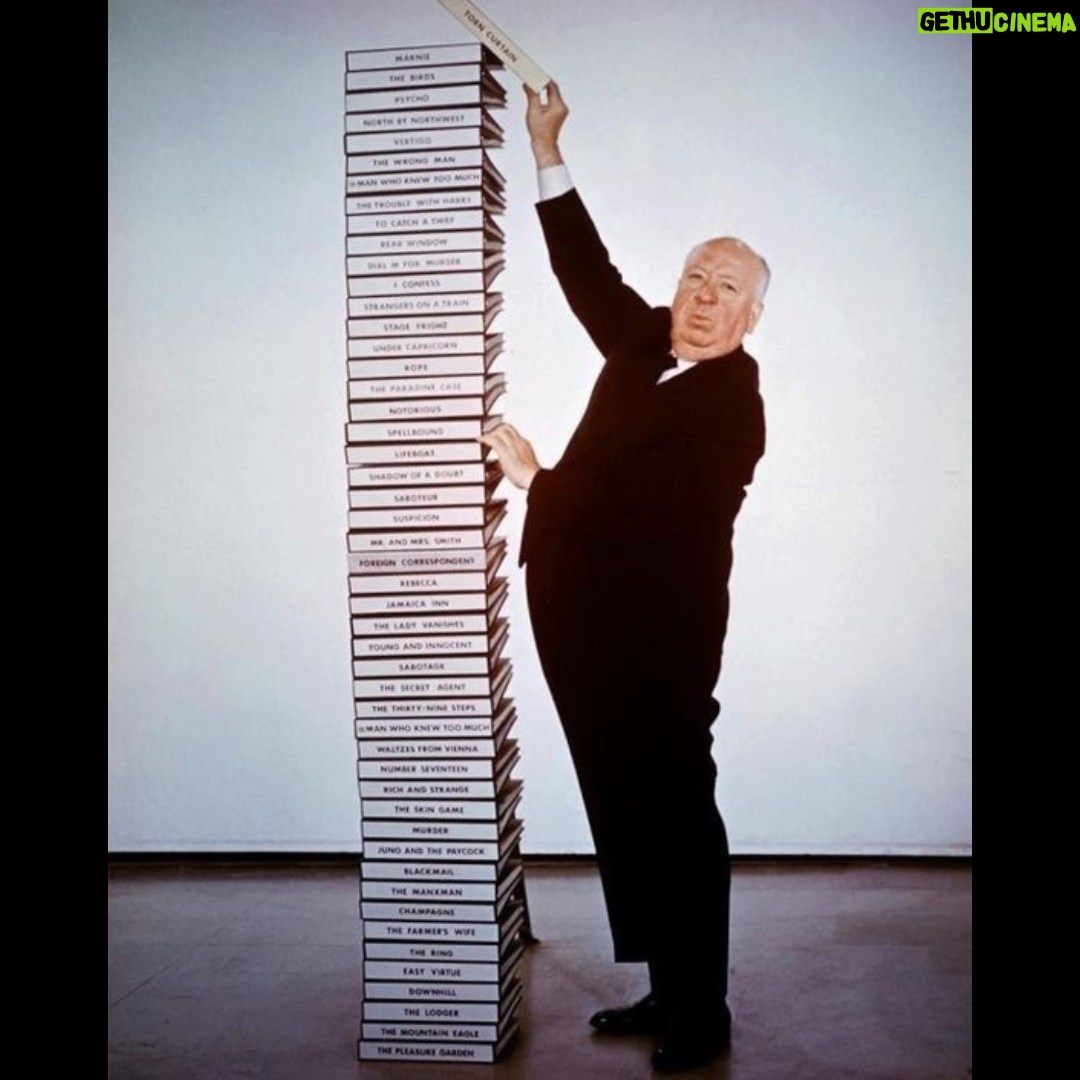 Alfred Hitchcock - 5.5K Likes - Alfred Hitchcock was voted the Greatest Director of all time by Entertainment Weekly. This recognition is given to a director with “A consistent body of work or a handful of great movies; a compelling vision; a groundbreaking style; above all, a personal stamp that cuts across films, genres, and decades.”
The same magazine's list of the 100 Greatest Films of all time includes four films directed by Hitchcock, more films than any other director. Psycho, Vertigo, North by Northwest and Notorious are the masterpieces that made the list.
.
.
.
#alfredhitchcock #alfredhitchcockpresents #hitchcock #hollywood #director #bestdirector #filmdirector #suspense #masterofsuspense #film #filmgeek #filmmaking #classicfilm #cinema #classiccinema #instacinema #movies #moviebuff #classicmovies #bestmovies #alfredhitchcockmovies