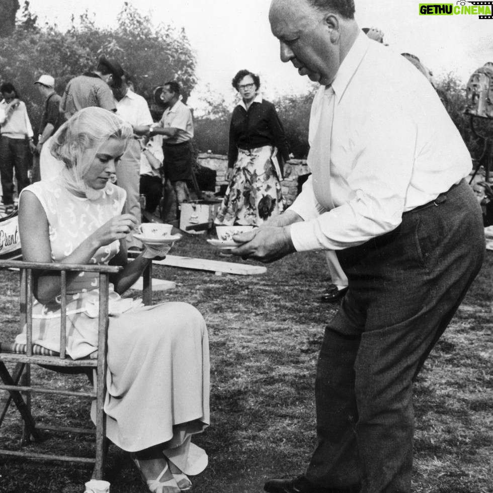 Alfred Hitchcock - 5.6K Likes - Tea time! Alfred Hitchcock and Grace Kelly take a break for some afternoon refreshments on the set of To Catch A Thief.
.
.
.
#alfredhitchcock #alfredhitchcockpresents #hitchcock #director #bestdirector #suspense #masterofsuspense #hollywood #thriller #film #filmgeek #classicfilm #cinema #instacinema #classiccinema #movies #bestmovies #classicmovies #gracekellly #alfredhitchcockmovies