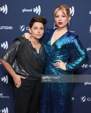 Ali Liebert Instagram - To be the proudly queer director of a @glaad nominated movie and to spend the weekend in nyc with some of my favorite humans and be dripping in sparkles and hear @idinamenzel sing Defying Gravity....it is a memory that I will cherish forever!! To learn more about the lifesaving work that @sarahkateellis and her @glaad teams are working on right now was also incredibly inspiring.  If you can donate to @glaad or join in on the work they are doing - please do! We cannot be erased and the time is now. 
Thank you SO MUCH @hallmarkchannel @mrsjp24 @devika.marie @maddogdunbar @jonathandbennett for having me as your captain.  Directing #TheHolidaySitter with EP/Star - my muse forever  @jonathandbennett and meeting the gorgeous and talented @georgekrissa was one of the most hilarious and meaningful  experiences I've ever had on set. 
We didn't win but we are still winners baby. This movie about two gay men who fall in love was seen by millions of ppl and changed more than just a few hearts and  minds. The importance of queer and trans voices in the media is so important - especially right now.  We cannot ban #TransJoy! Let's celebrate it! 🏳️‍⚧️ 

✨✨✨
Thank you also to the glam team for making this director feel 💅🏻
stylist: @sarahdarceystyle 
mua: @tarapagliara 
hair: @jacobgeraghty

also so much love to my incredible partner @donia.kash for being my rock in life and spending time with the incredibly handsome and fabulous @jaymesv and @briwaters this weekend was perfect.

Now, I soak my feet and figure out what queer movie to direct next :)

@dgcbctalent @dgctalent @watchdgcbc @ubcp_actra @glaad @hallmarkchannel #GLAADAwards