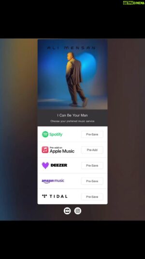 Ali Mensan Instagram - Out April 26, Pre-save now!

Link in bio #AliMensan #ICanBeYourMan