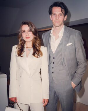 Alice Dwyer Instagram - ✒️🖤🖋
Last Night @montblanc 
#montblanchaus #montblanc #ad