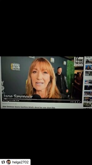 Alicia Coppola Instagram - My extraordinary leading lady @janeseymour talking about our film And You Are…? To Fox News Digital!