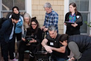 Alicia Coppola Instagram - #fbf on the set of my short film #AndYouAre…? Starring @janeseymour @zachbarack @dianalu  shot by @countvoncastro