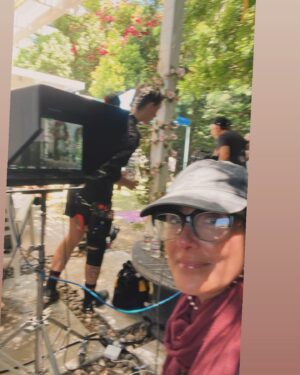 Alicia Coppola Instagram - The directors chair!