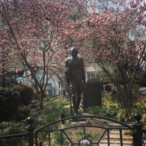 Alicia Goranson Instagram - Gandhi, walking into Spring.