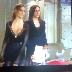 Alicia Minshew Instagram - Some of my favorite throwbacks are AMC #bloopers! My true filth comes out. 🤭A bunch of you asked for more so here ya go! Guess what I say in the green dress? So wrong. 🤬If you are offended by cursing —Um don’t watch! To all of my scene partners - I love you all. God bless you for putting up with me. 😂❤️ @edenriegel @mrbranson @cameronmathison @iamthorstenkaye