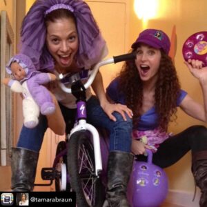 Alicia Minshew Instagram - This!! I think we post this every year..Repost from @tamarabraun using @RepostRegramApp - A little #tbt for #spiritday today.  @aaminshew and I stole Willow’s toys and tutu in 2013 to celebrate.  On #SpiritDay and everyday we stand against bullying and support LGBTQ youth. Go purple now and join us!! #loveislove #antibullying #love #support #equality