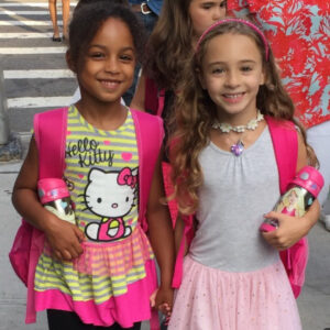 Alicia Minshew Instagram - And so it begins... 5th freaking grade! These 2 little city chicks have been walking to school together for 5 years. It gives us all such joy each year! Look how much smaller they were the first year! I love that they still hold hands..🥰 #backtoschool #fifthgrade #nyc #citygirls #foreverpals