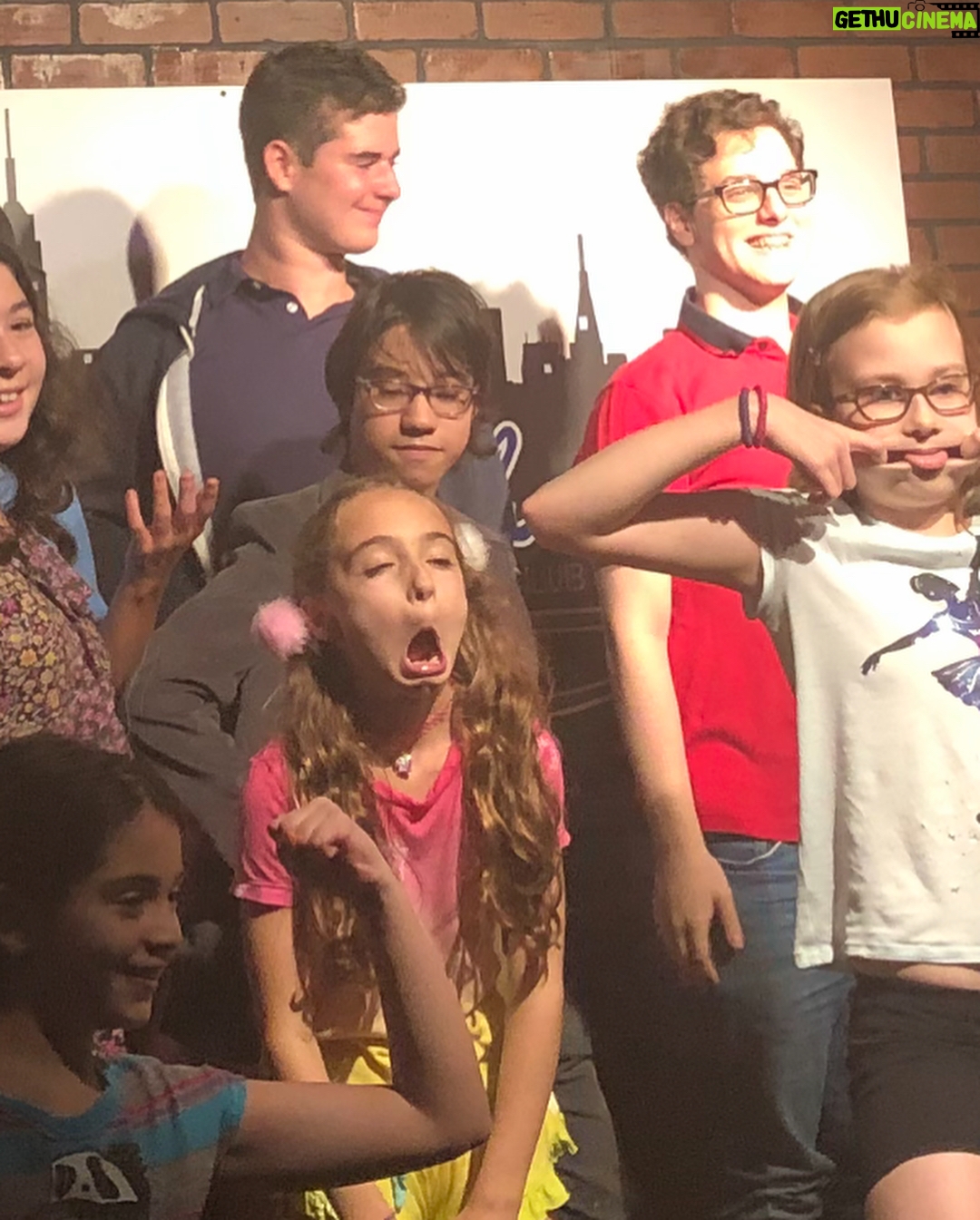 Alicia Minshew - 1.1K Likes - Oh ya know my pig-tailed 9 year old is just doing her stand-up comedy at the @broadway_comedy_club! So proud of her and this fearless group of NYC kids who wrote their own material and performed it last week for the public! Thank you to #broadwaycomedyclub for creating such a fun comedy camp for these amazing kids! The last photo is my fav. You can spot my lunatic in that group! 😝#broadwaycomedy #summercamp #comedian #improv #standupcomedy #nyckids #nyc #fearless #laughter