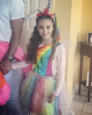 Alicia Minshew Instagram - Bring on Halloween! Donning my Cleopatra attire as we drive to my sister's party yesterday. It was a bright and gorgeous fall day. Miss Priss is very focused on her lipstick while her sneaky momma tries to catch her in action. Trying to perfect her rainbow unicorn. She sees me and is not having it! 😝Swipe to see how she turned out. So sweet. She did it all herself! Richie's costume is a whole other post! 🤣 #earlyhalloween #falltime #rainbowunicorn #mygirl #lipstick #misspriss #cleopatra #welovedressingup #happyfall