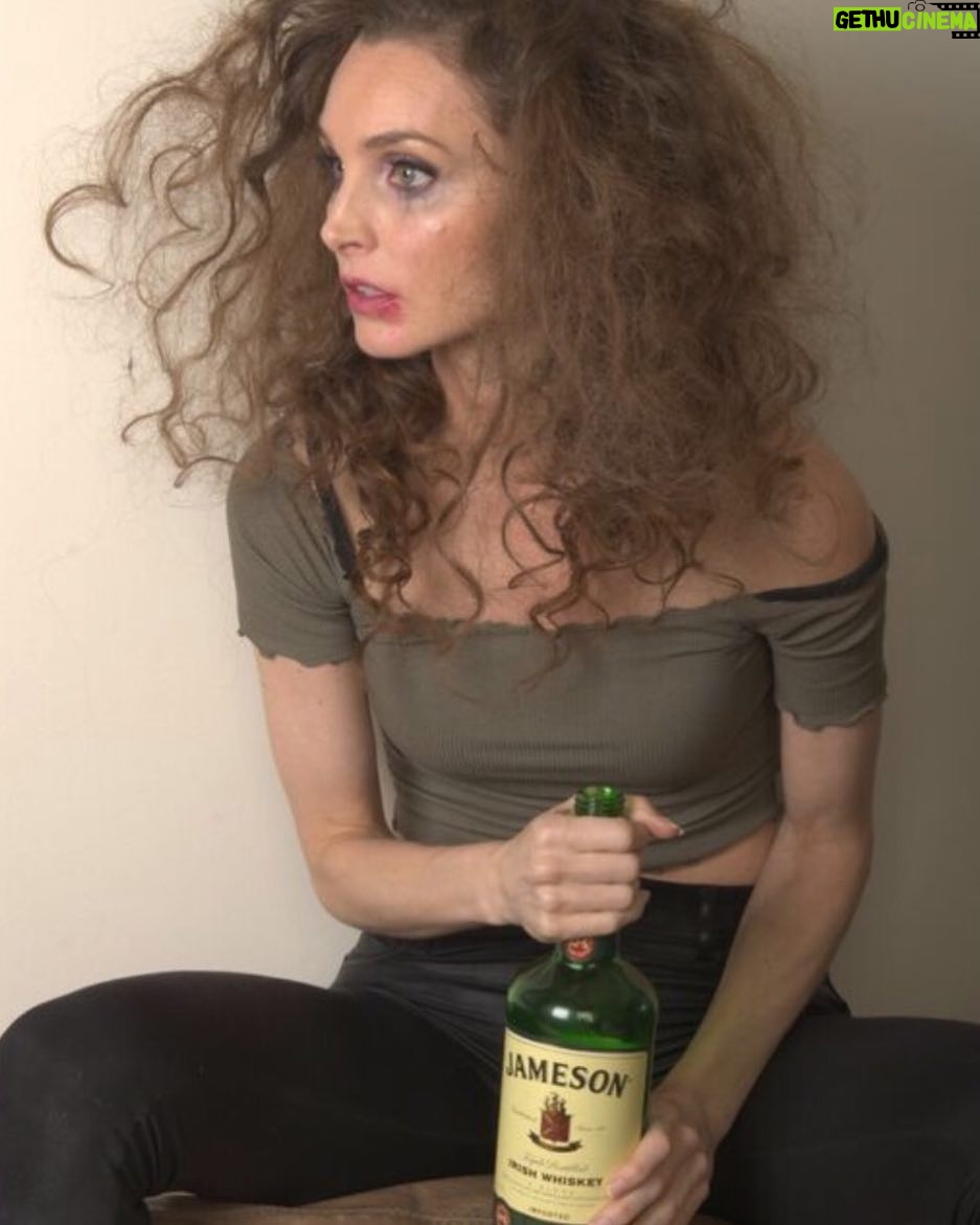 Alicia Minshew - 1.5K Likes - Just a girl and her bottle. How is my makeup and hair lookin? Willow said my hair is this messy every day. #Truth. 🤪 This is inbetween shots from our crazy #murphy photoshoot. She obviously had a rough night. I myself prefer tea, but Murphy is a whiskey woman. And a hot mess. And a potty mouth. And politically incorrect. And pure fun. Just another day of making my Daddy proud...😭🤦🏻♀️ #comedy #projectintheworks #murphy #whiskeywoman #filthy #notforkids #politicallyincorrect #purefun #jameson #photoshoot #crazyhairday #whiskeywednesday #iprefertea