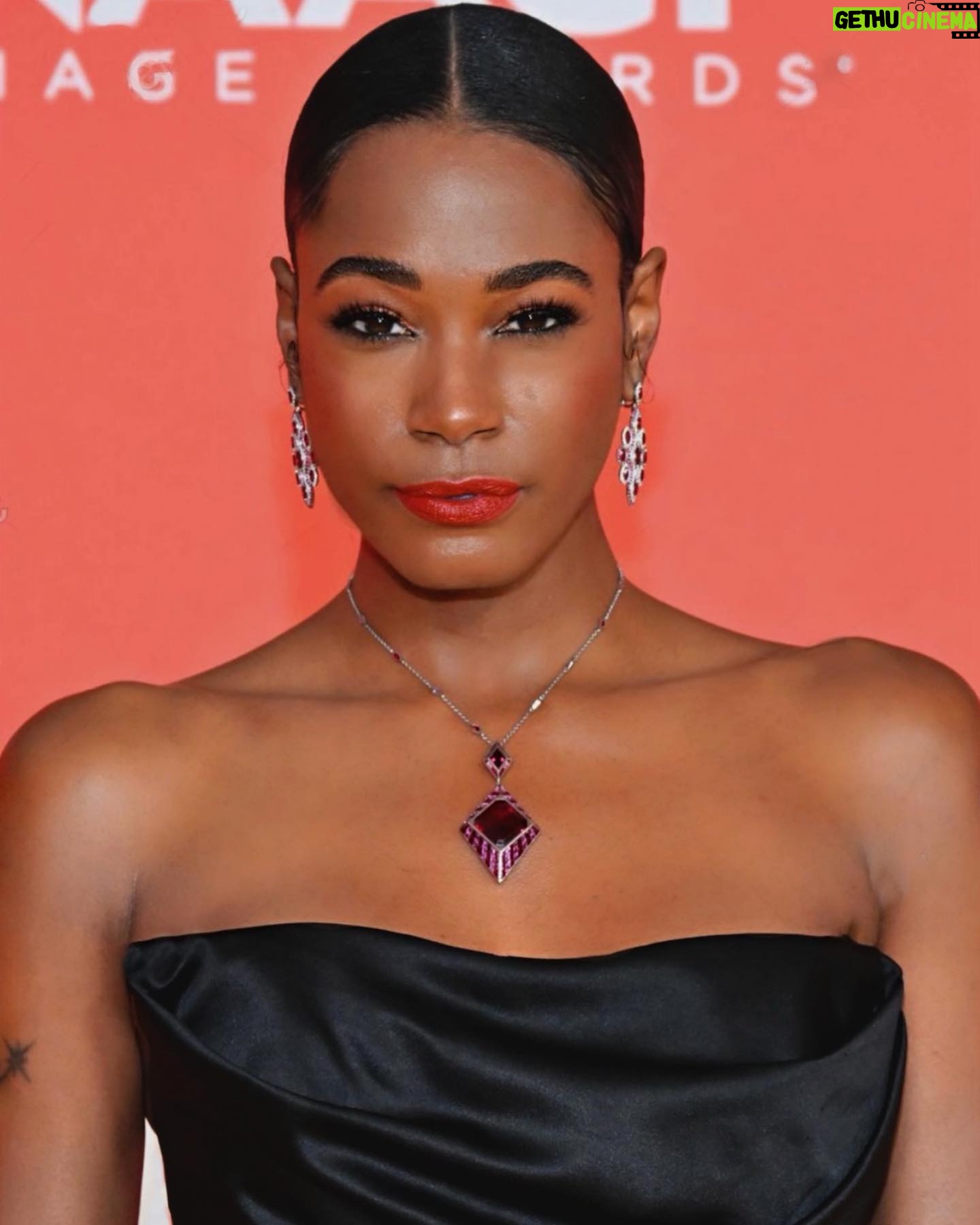 Alise Willis - 505 Likes - Thank you @naacpimageawards and @bet for a night to remember!
Surrounded by black excellence✨
The energy was magnetic.
Hair: @prettyfabhair
Makeup: @courtney_andrea_
#naacpimageawards #bet #awards #awardseason #naacp #black #blackexcellence #actress #chic #glamour #glam #ponytail #redcarpet #yellowcarpet #jewels
