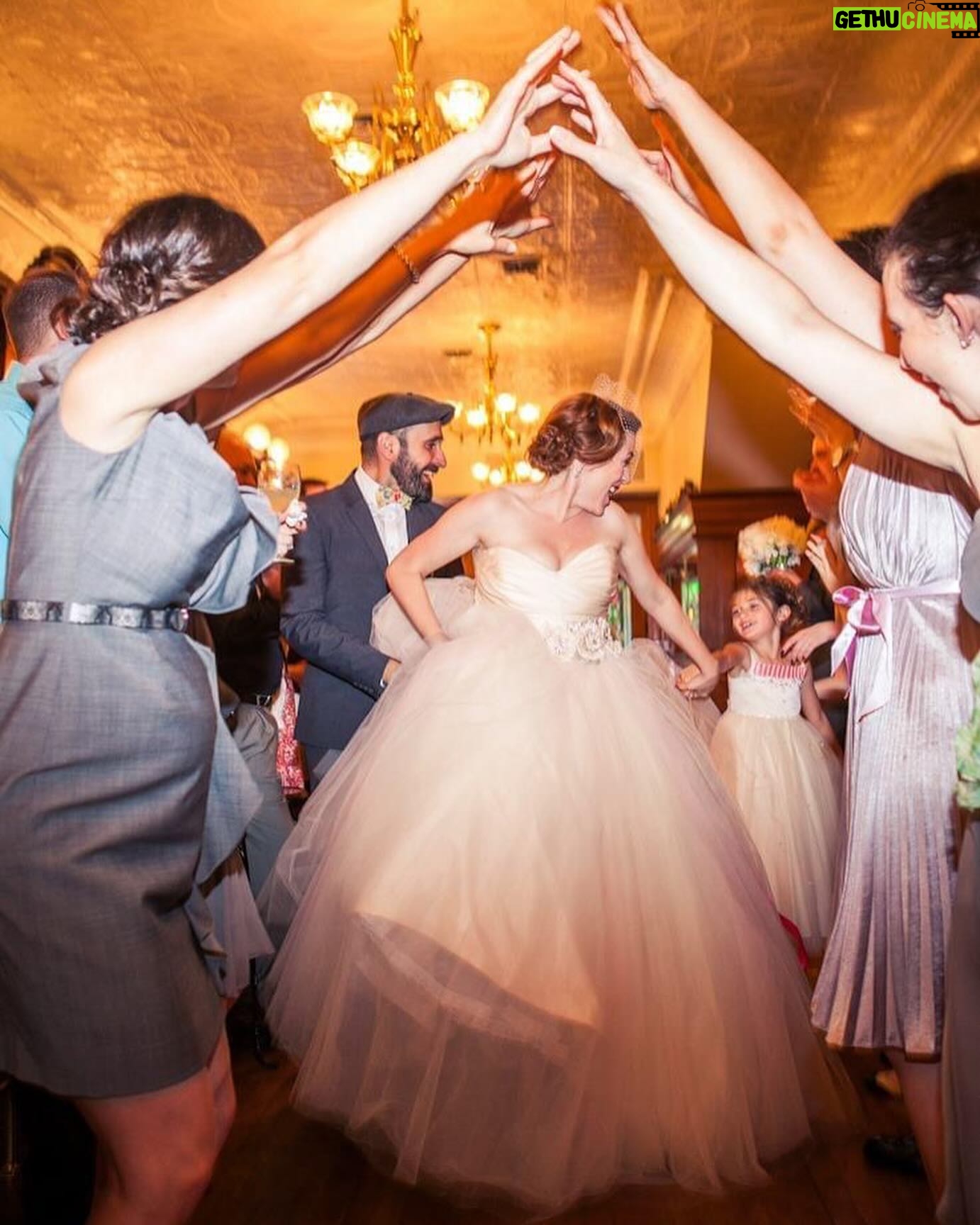 Alisha Gaddis - 3 Likes - Last week was our wedding anniversary, on Motherās Day, my husband was away most of the day and I was gross with Covid. So - I am taking this moment of delighted clarity and sharing more wedding pics. Cause @unicornfightclub is so dang talented and they remind me of all the love and hope that @theluckyband_ and I have to this day (or at least try). Look at all that JOY!!