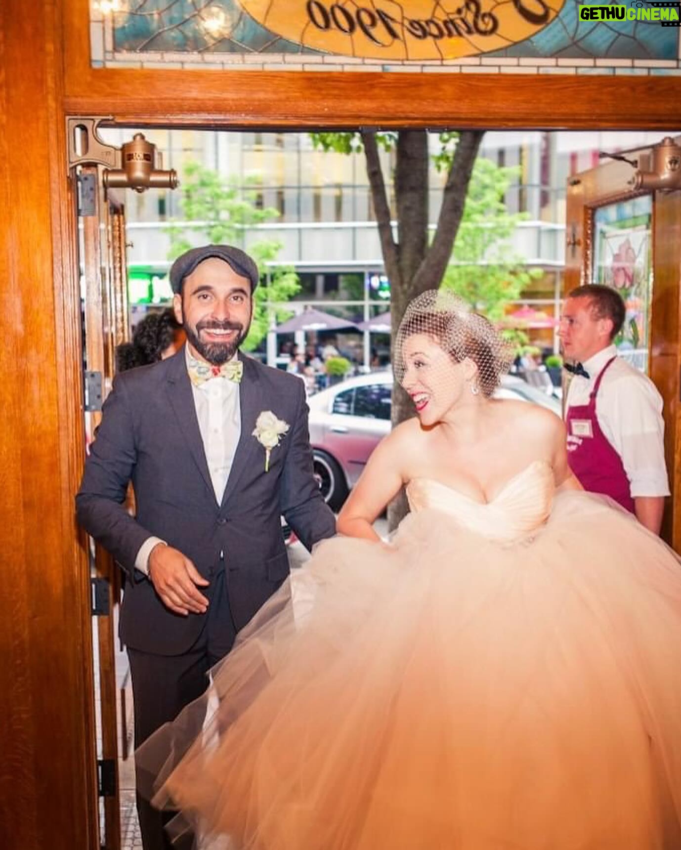 Alisha Gaddis - 3 Likes - Last week was our wedding anniversary, on Motherās Day, my husband was away most of the day and I was gross with Covid. So - I am taking this moment of delighted clarity and sharing more wedding pics. Cause @unicornfightclub is so dang talented and they remind me of all the love and hope that @theluckyband_ and I have to this day (or at least try). Look at all that JOY!!