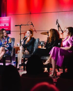 Alisha Gaddis Instagram - Women doing it with women for women. Honored to keynote speak and join a panel of all-stars!  Thank you Rupa at @worldwomanfund for having me at the World Women Hour sponsored by @bmw & @maxmara. (Loved wearing my gorgeous, ethically sourced dress by women-owned @cleobella ) 🩷 An incredible event in every way. #gogirls #womenempowerment #womensupportingwomen #togethereearestronger