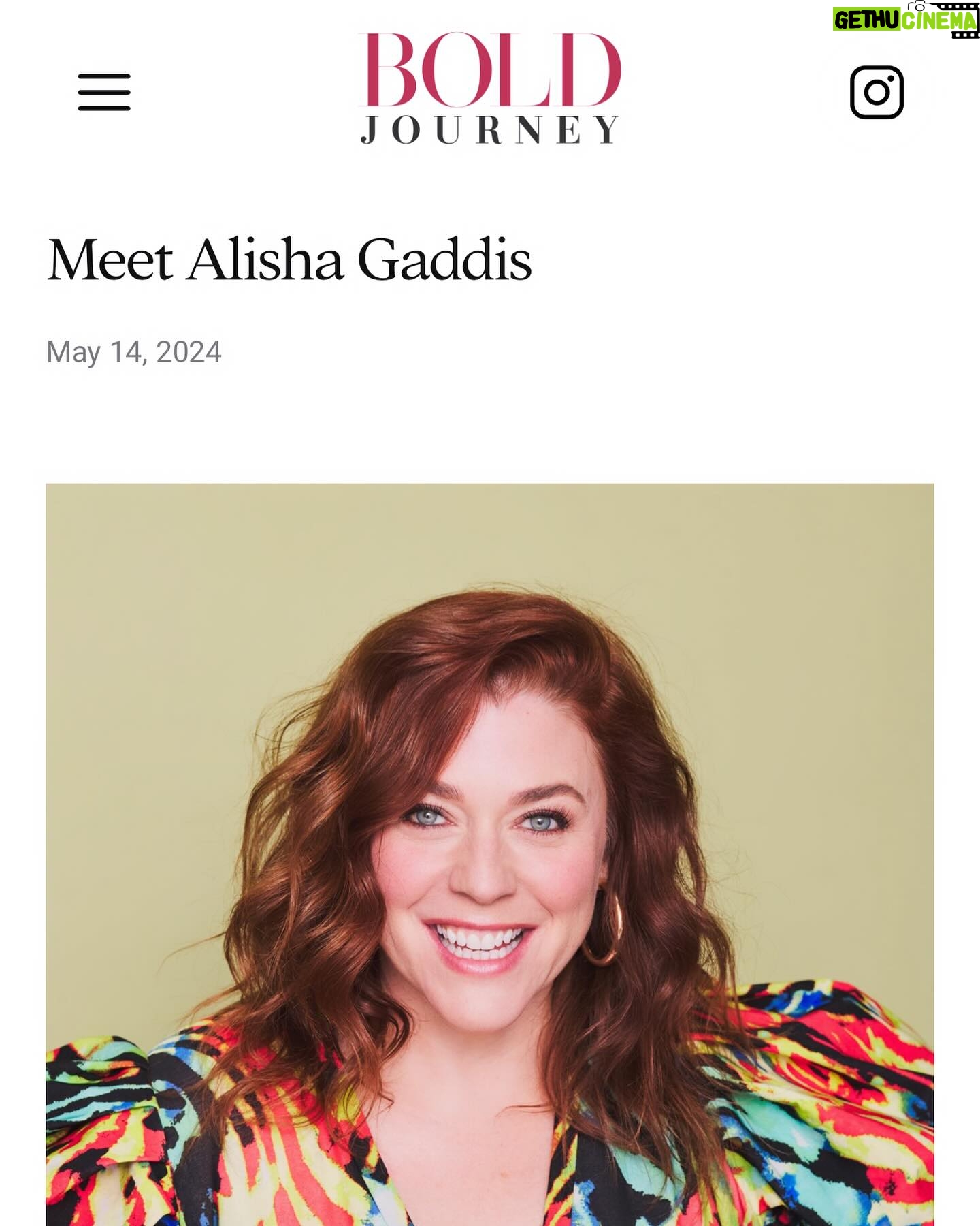 Alisha Gaddis - 3 Likes - How do I do it all, they ask!?!! Who knows!! But I have some theories⦠š¤ŖThanks @boldjourneymag for this epic profile piece. So appropriate for right after Motherās Day š©· Thanks, mom. Link in bio! šø @joannadegeneres