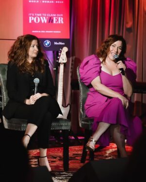 Alisha Gaddis Instagram - Women doing it with women for women. Honored to keynote speak and join a panel of all-stars!  Thank you Rupa at @worldwomanfund for having me at the World Women Hour sponsored by @bmw & @maxmara. (Loved wearing my gorgeous, ethically sourced dress by women-owned @cleobella ) 🩷 An incredible event in every way. #gogirls #womenempowerment #womensupportingwomen #togethereearestronger